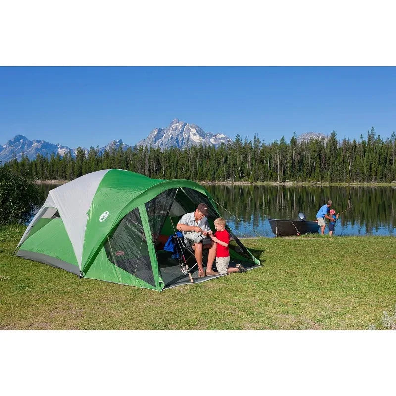 coleman evanston 8 tent Coleman Evanston 6/8-Person Tent – Glamor Camping