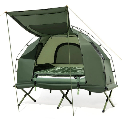 1-Person Tent Cot with Mattress & Pillow