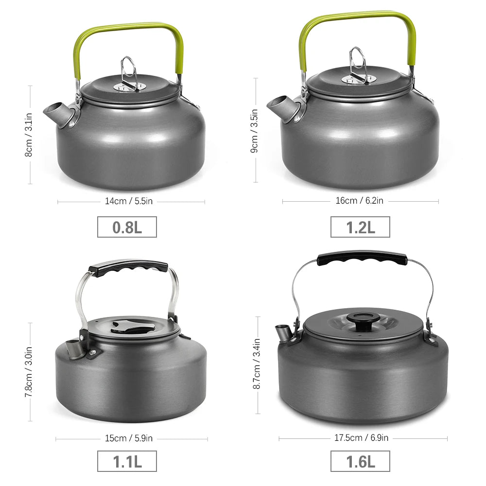 Portable Aluminum Camping Kettle