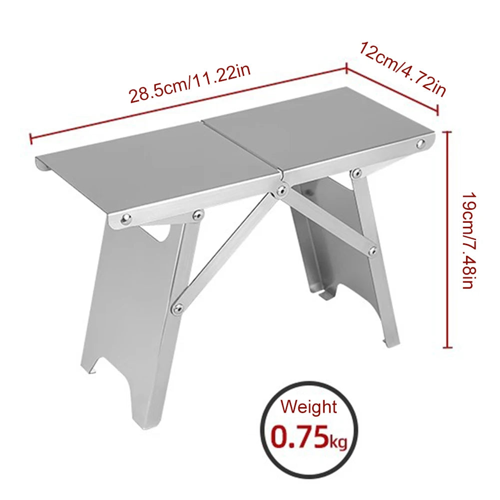 Stainless Folding Camp Table